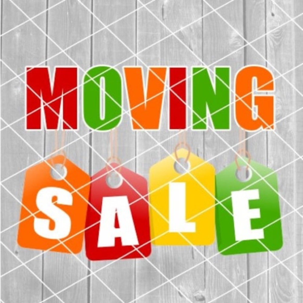 Moving sale